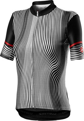 Castelli Women's Illusione Cycling Jersey SS21 - nero - bianco, nero - bianco