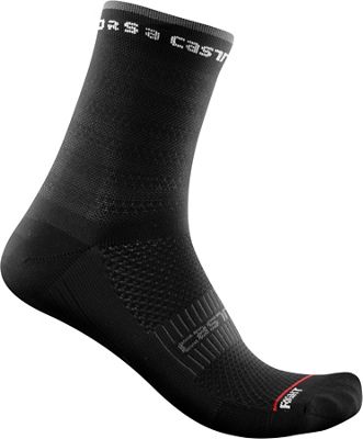 Castelli Women's Rosso Corsa 11 Socks - Black - L/XL/XXL}, Black