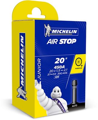 Michelin G4 AirStop Butyl Inner Tube - Black - 20", Black
