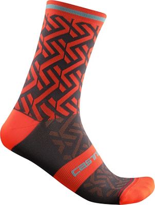 Castelli Tiramolla 15 Socks SS21 - rosso acceso - L/XL/XXL, rosso acceso