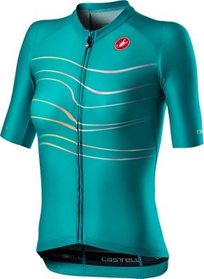 Castelli Women's Aero Pro Cycling Jersey SS21 - Turquoise Green, Turquoise Green