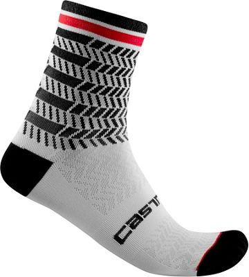 Castelli Avanti 12 Socks SS21 - nero - bianco - XXL, nero - bianco