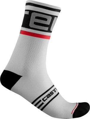 Castelli Prologo 15 Socks - Black-White - L/XL}, Black-White