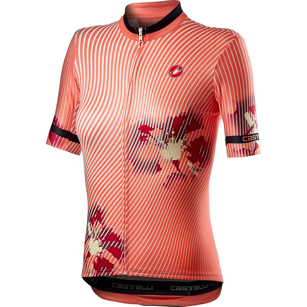 Castelli Women's Primavera Cycling Jersey - Peach Echo - XL}, Peach Echo
