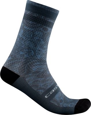 Castelli Maison 18 Socks SS21 - Dark Steel Blue - S/M, Dark Steel Blue
