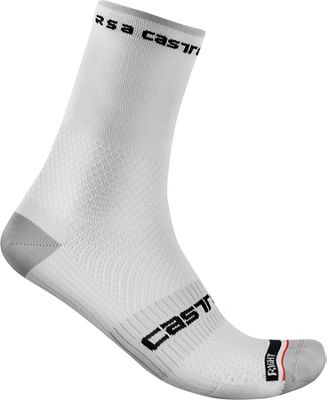 Castelli Rosso Corsa Pro 15 Socks - White - S/M, White