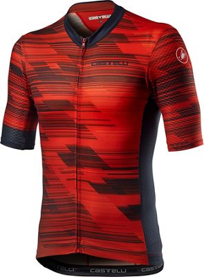 Maglia da ciclismo Castelli Rapido SS21 - Red-Savile Blue, Red-Savile Blue