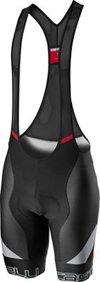 Castelli Competizione Kit Bib Shorts SS21 - Black-Silver Gray-Fiery Red, Black-Silver Gray-Fiery Red