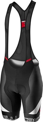 Castelli Competizione Kit Bib Shorts SS21 - Black-White-Red, Black-White-Red
