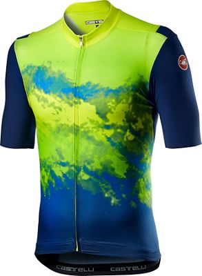 Maglia da ciclismo Castelli Polvere SS21 - giallo fluorescente, giallo fluorescente