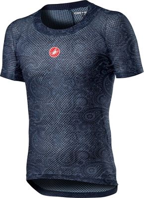 Castelli Pro Mesh M Short Sleeve Base Layer SS21 - Dark Steel Blue, Dark Steel Blue