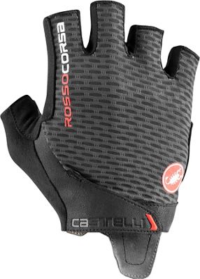 Castelli Rosso Corsa Pro V Gloves - Dark Gray - L}, Dark Gray