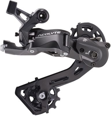 microSHIFT Acolyte RD-M5185-M MTB Rear Derailleur - Black - 1 x 8sp}, Black