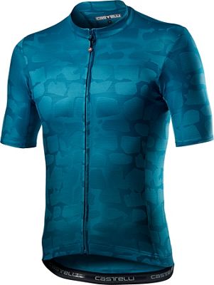 Castelli Pave' Cycling Jersey SS21 - Marine Blue - XL, Marine Blue