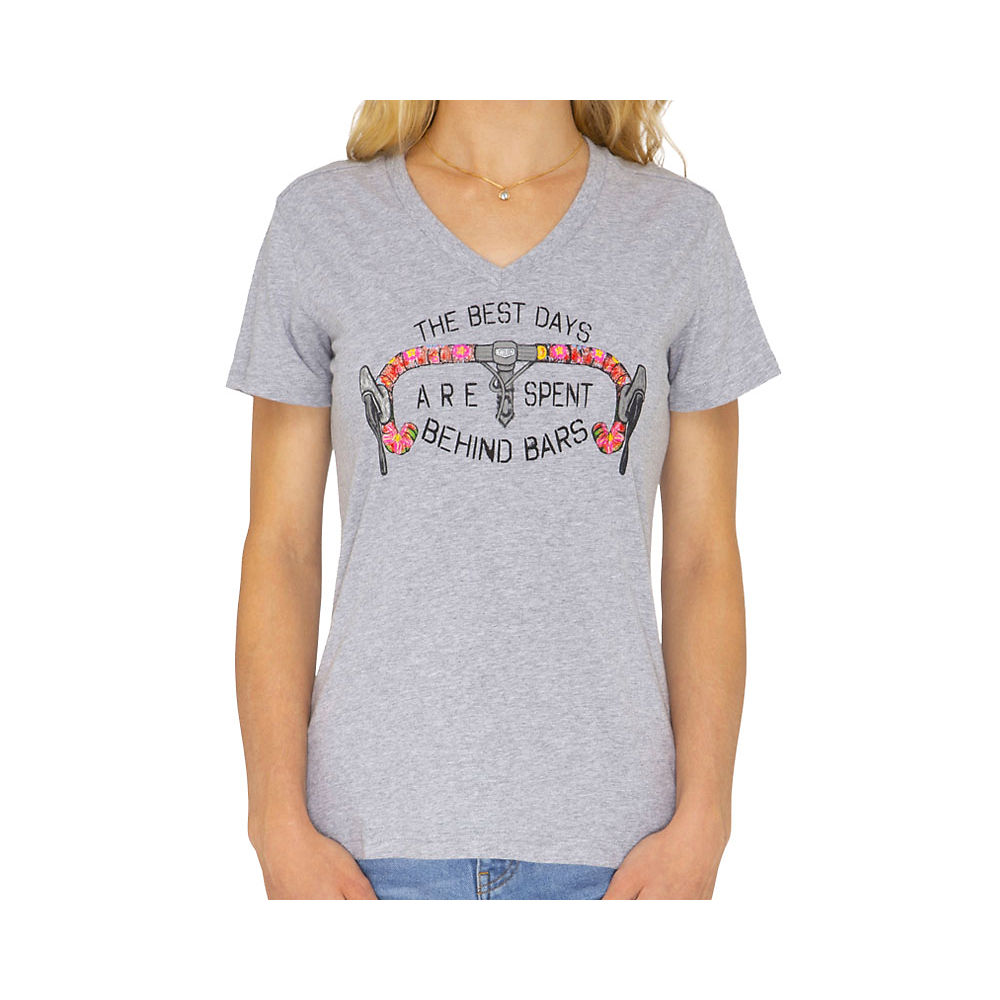 Cycology Women's Best Days Road Tee SS21 - Gris, Gris