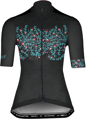 Morvelo Women's August SS Cycling Jersey SS21 - Nero/Misto, Nero/Misto