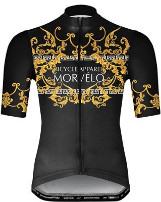 Morvelo Notorious Short Sleeve Cycling Jersey SS21 - Nero/Dorato, Nero/Dorato