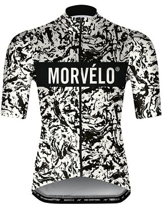Morvelo Spirit Short Sleeve Cycling Jersey SS21 - Nero/Bianco, Nero/Bianco