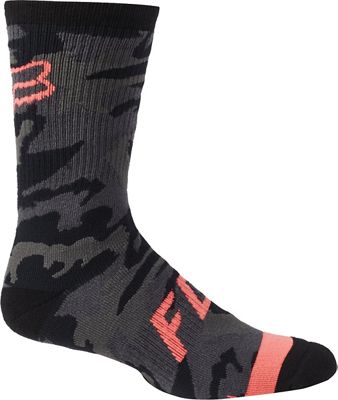 Fox Racing 8 Defend Socks 2021 - black Camo, black Camo