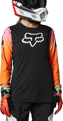 Fox Racing Women's Defend Jersey Pyre 2021 - Nero, Nero