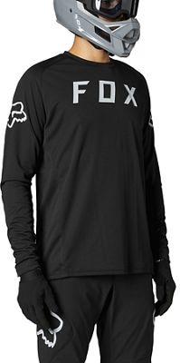 Fox Racing Defend Long Sleeve Jersey 2021 - nero, nero