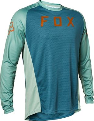 Fox Racing Defend Long Sleeve Jersey 2021 - Slate Blue - XL, Slate Blue