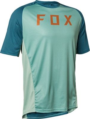 Fox Racing Defend Short Sleeve Jersey 2021 - verde - XXL, verde