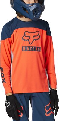 Fox Racing Youth Defend Long Sleeve Jersey 2021 - Atomic Punch, Atomic Punch