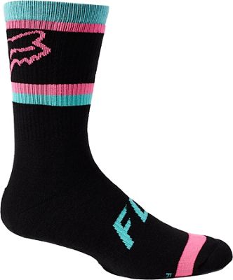 Fox Racing 8 Defend Socks 2021 - BLACK-PINK, BLACK-PINK