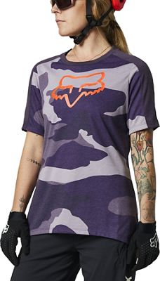 Fox Racing Women's Ranger Dri Release SS Jersey 2021 - Dark Purple, Dark Purple