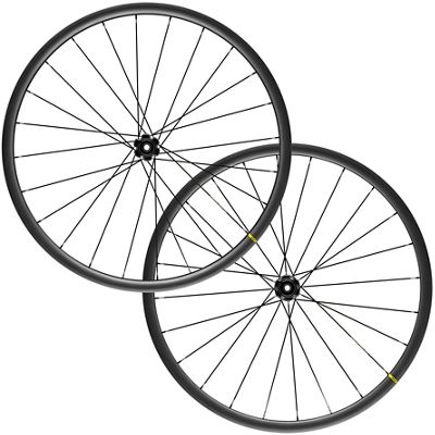 Mavic Allroad Pro Carbon SL Road Disc Wheelset - Black - Shimano HG}, Black