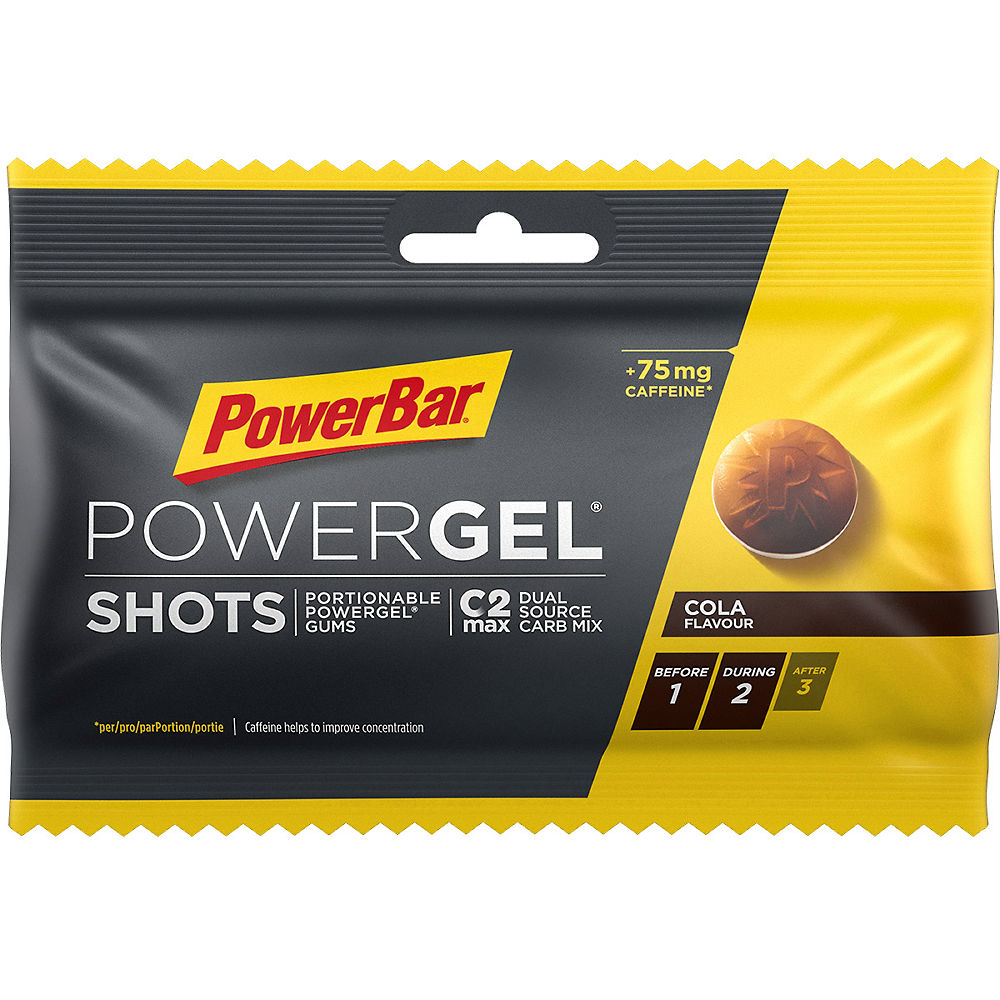 PowerBar PowerGel Energy Shots Caffiene (24x60g) - 24 x 60g