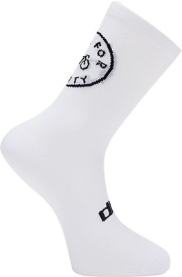dhb Ride for Unity Sock - White - L/XL}, White