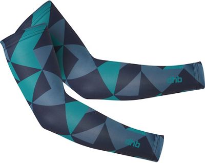 dhb Blok Light Arm Warmer - Rock 2021 - Bleu marine/Teal - S, Bleu marine/Teal