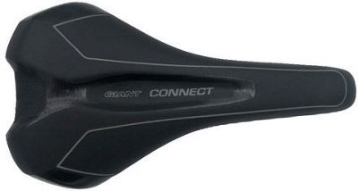 Giant Connect Forward Saddle - Steel Rails - Black-Grey