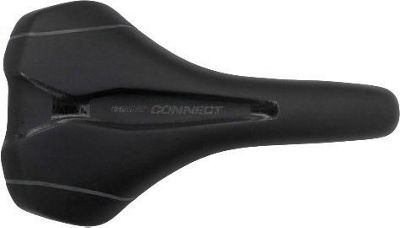 Giant Connect Upright Saddle - Steel Rails - Black-Grey
