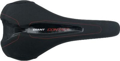 Giant Contact Forward Saddle - Steel Rails - BLACK-RED