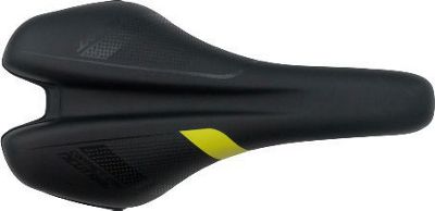 Giant Contact Comfort Neutral Saddle - Nero/Giallo - Steel Rails, Nero/Giallo