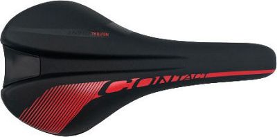 Giant Contact Neutral VL-1827 Saddle - Nero/Rosso - Steel Rails, Nero/Rosso