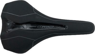 Giant Contact Upright Saddle - nero- grigio - Steel Rails, nero- grigio