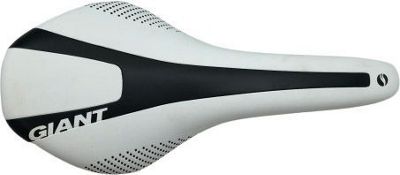 Giant B97 Saddle - nero - bianco - Steel Rail, nero - bianco