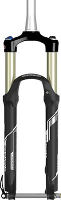 Suntour Raidon LO-R Forks - Noir - blanc - 120mm Travel, Noir - blanc