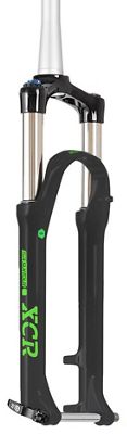 Suntour XCR 32 Coil Forks - Black-Green - 120mm Travel, Black-Green