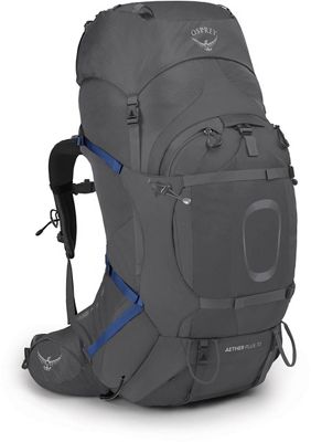 Osprey Aether Plus 70 Backpack SS21 - Eclipse Grey - Small/Medium}, Eclipse Grey