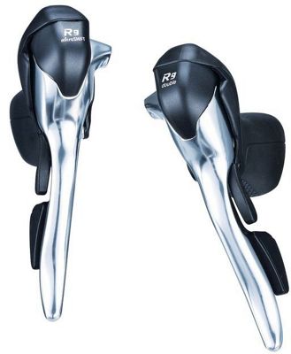 microSHIFT R9 3x9 Speed Dual Control Levers - Black - Pair}, Black