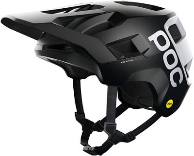 POC Kortal Race MIPS MTB Helmet 2021 - Uranium Black Matt-Hydrogen White - S}, Uranium Black Matt-Hydrogen White