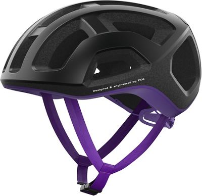 POC Ventral Lite Road Helmet 2021 - Uranium Black-Sapphire Purple Matt - S}, Uranium Black-Sapphire Purple Matt