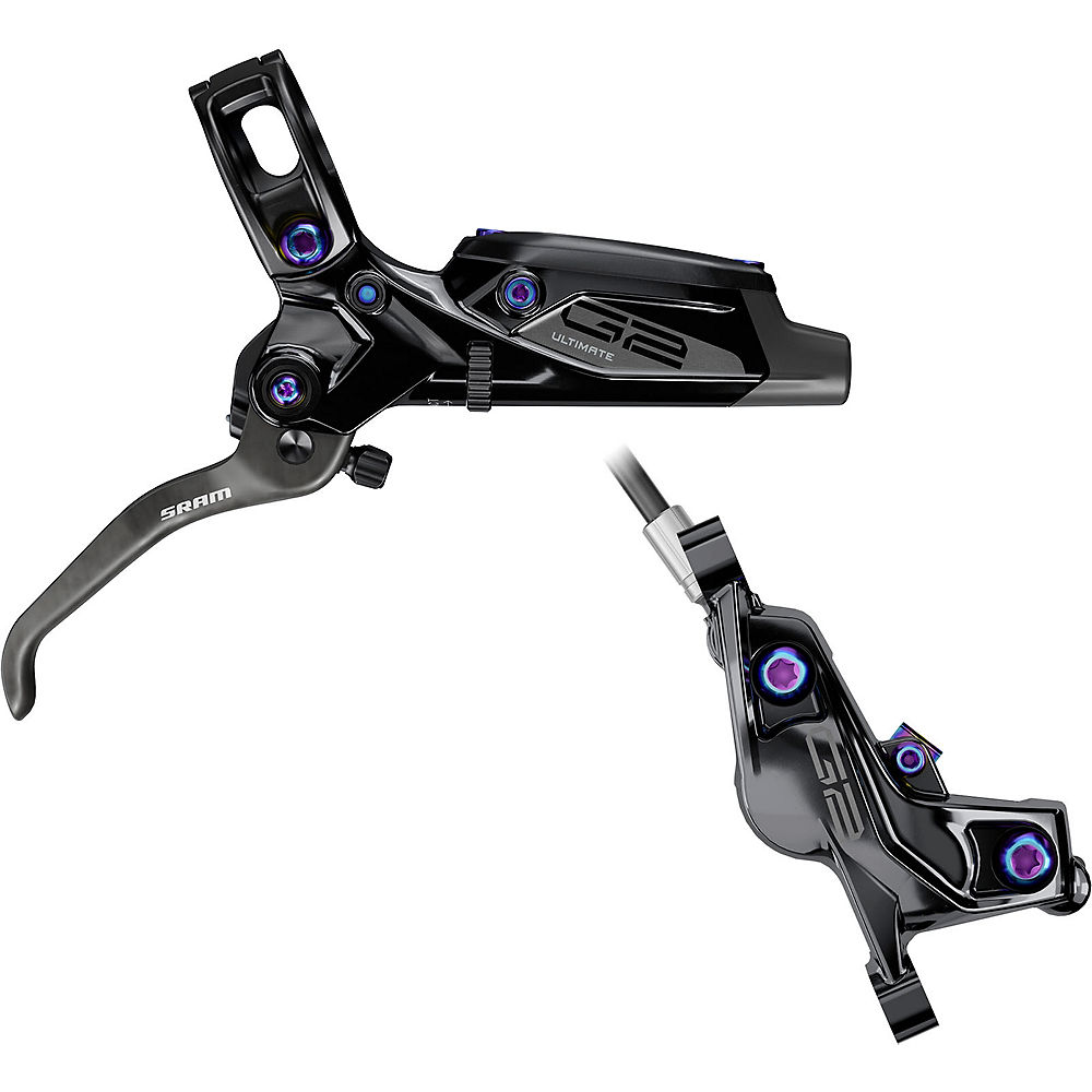 SRAM G2 Ultimate Disc Brake - Noir/Rainbow - Front RH, Noir/Rainbow