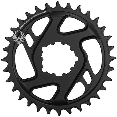 SRAM Eagle DM Forged Boost Chainring - Black - 6mm Offset, Black