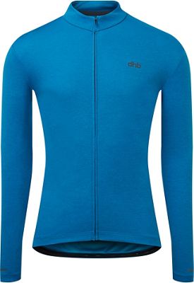 dhb Long Sleeve Jersey 2.0 - Blue Marl - M}, Blue Marl